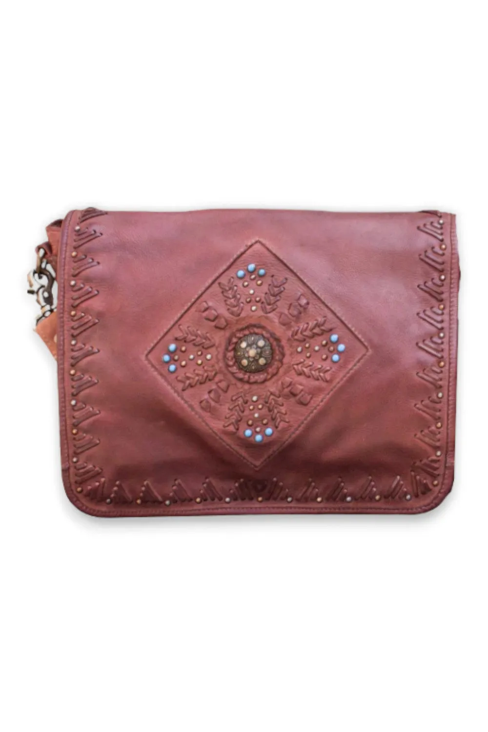 Arrow Satchel in Redwood
