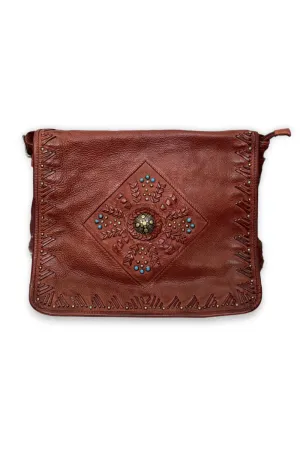 Arrow Satchel in Redwood