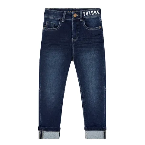 Boboli Pantaloni denim per ragazzo BCI 517216 blu scuro