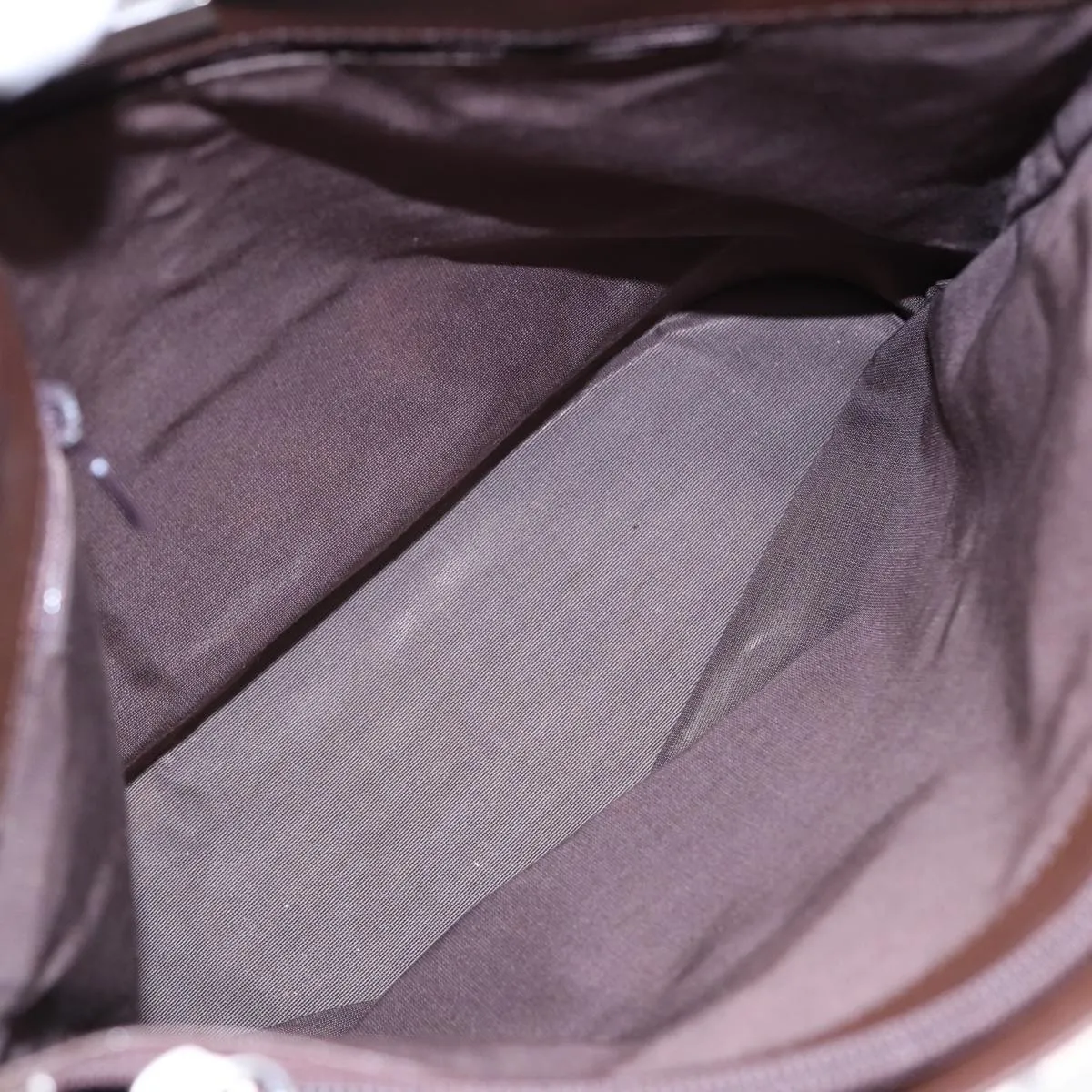 BURBERRY Nova Check Tote Bag Canvas Beige Brown Silver  87766