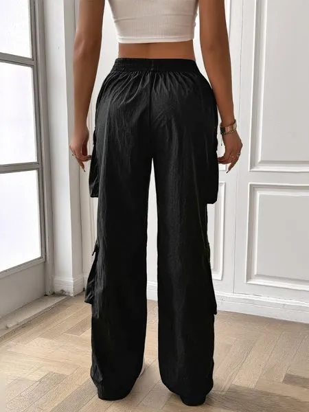 Casual Solid Color Athletic Pants HELE68ELEE