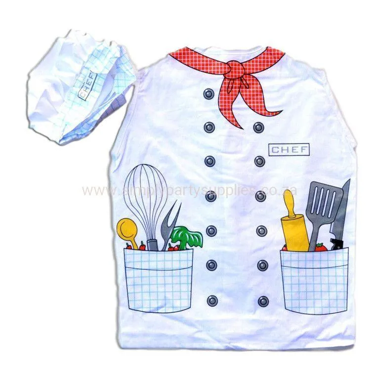 Childrens Chefs Costume Ages 4-7