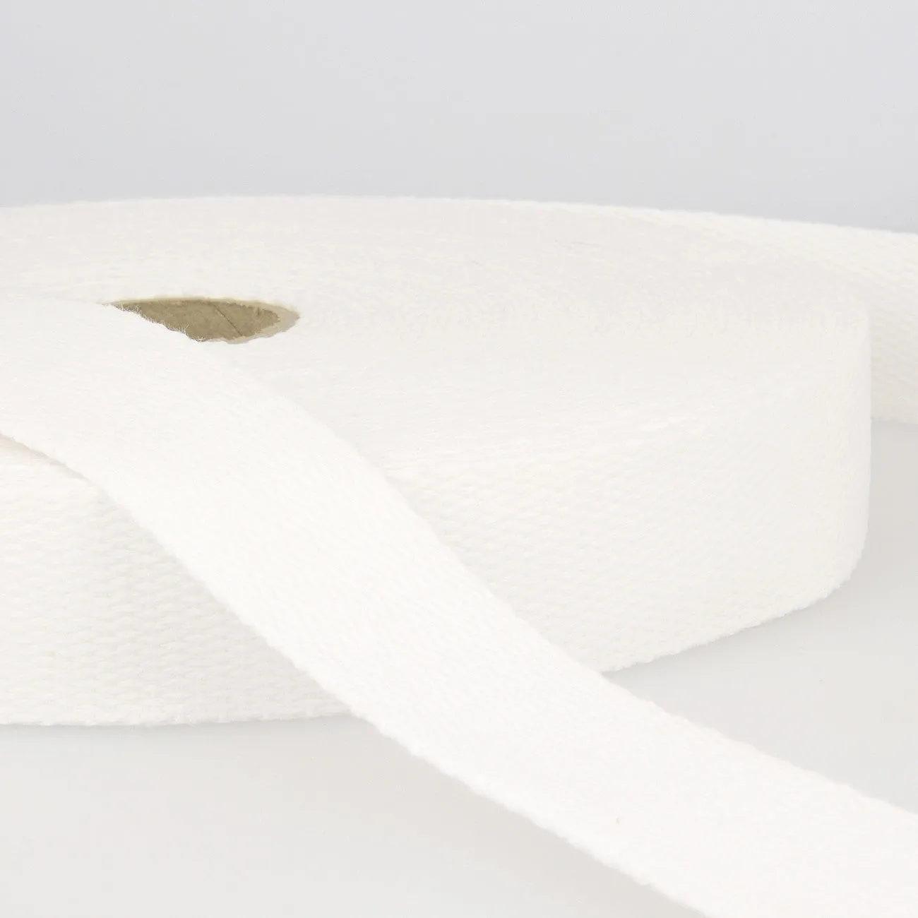 Cotton Webbing 40mm White