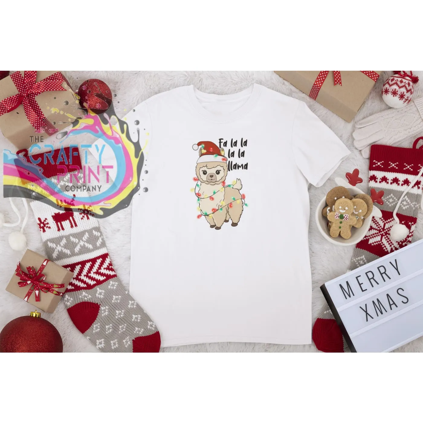 Fa La La La La Llama Children's T-shirt