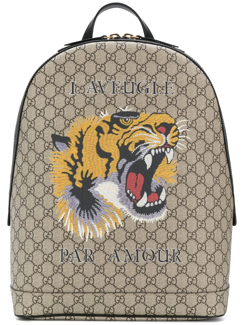 GG Supreme Tiger Embroidered Backpack