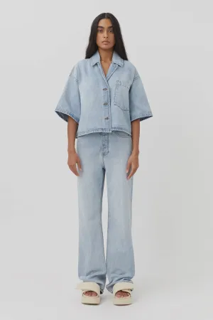Ina Shirt Washed Blue