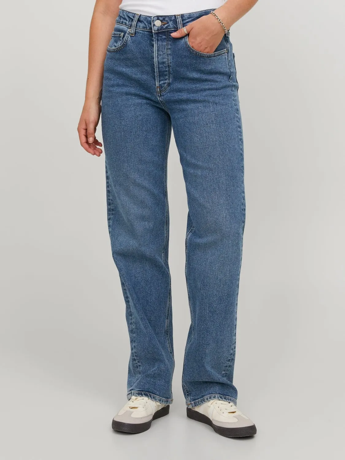 Loose Denim Jeans - Denim Blue Seville - JJXX