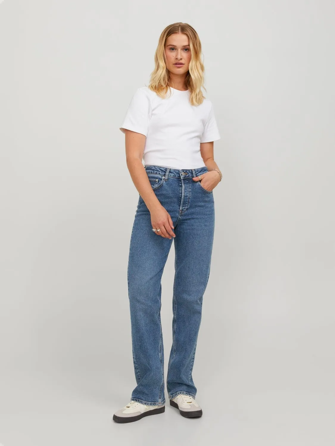 Loose Denim Jeans - Denim Blue Seville - JJXX