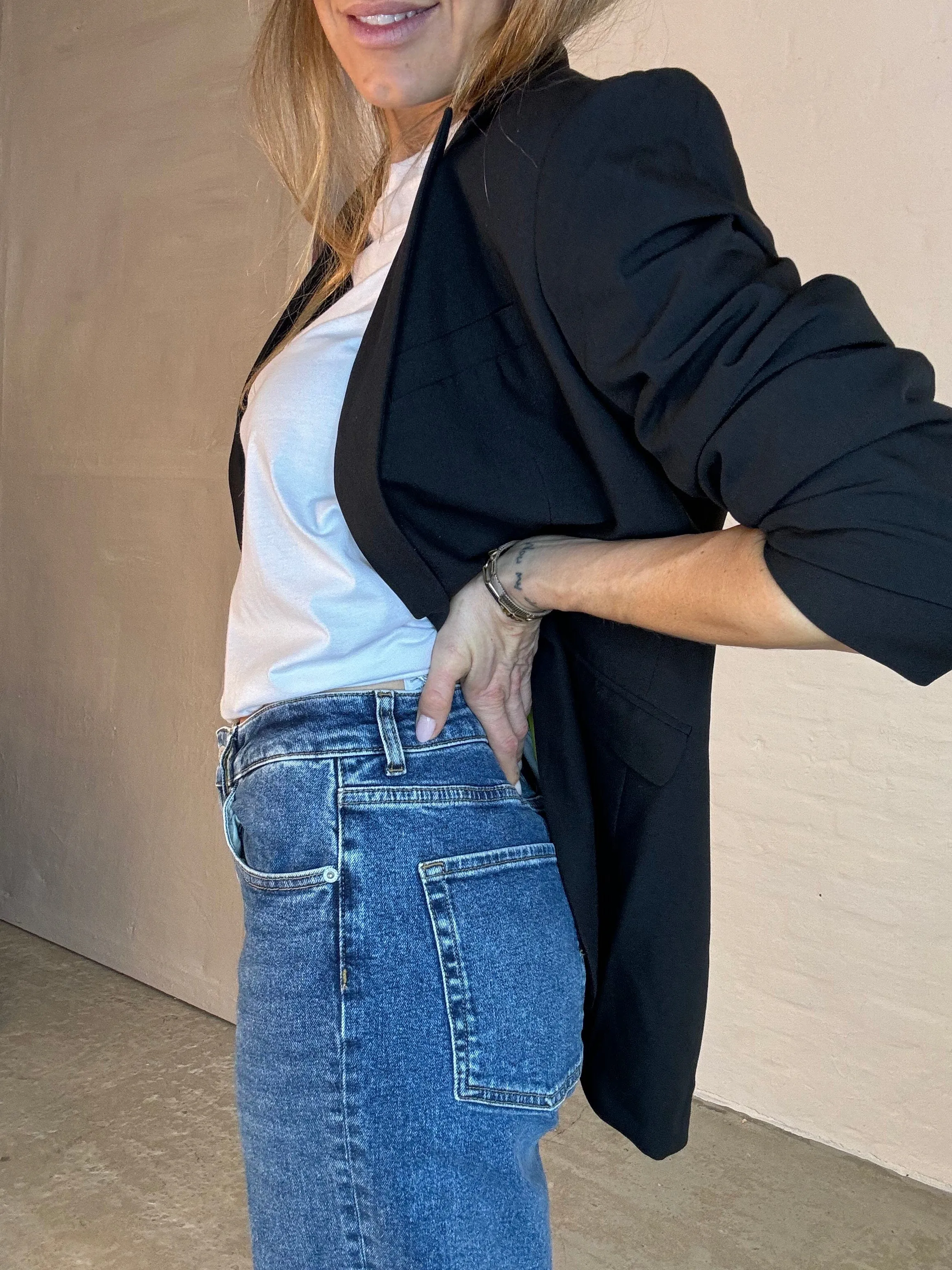 Loose Denim Jeans - Denim Blue Seville - JJXX
