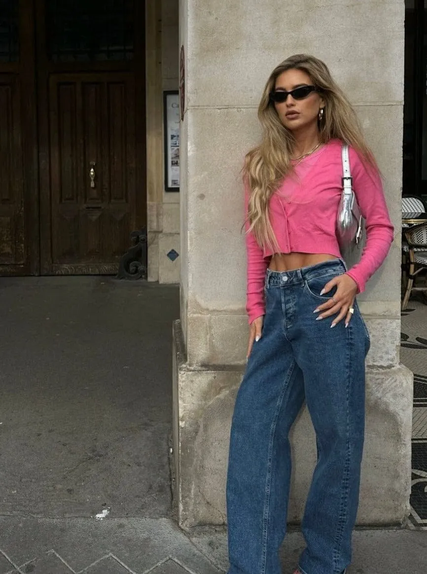 Loose Denim Jeans - Denim Blue Seville - JJXX