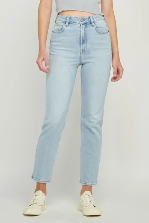 Medium Light Clean Classic Mom Jean