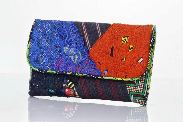Mix  Match Ankara Envelope Clutch