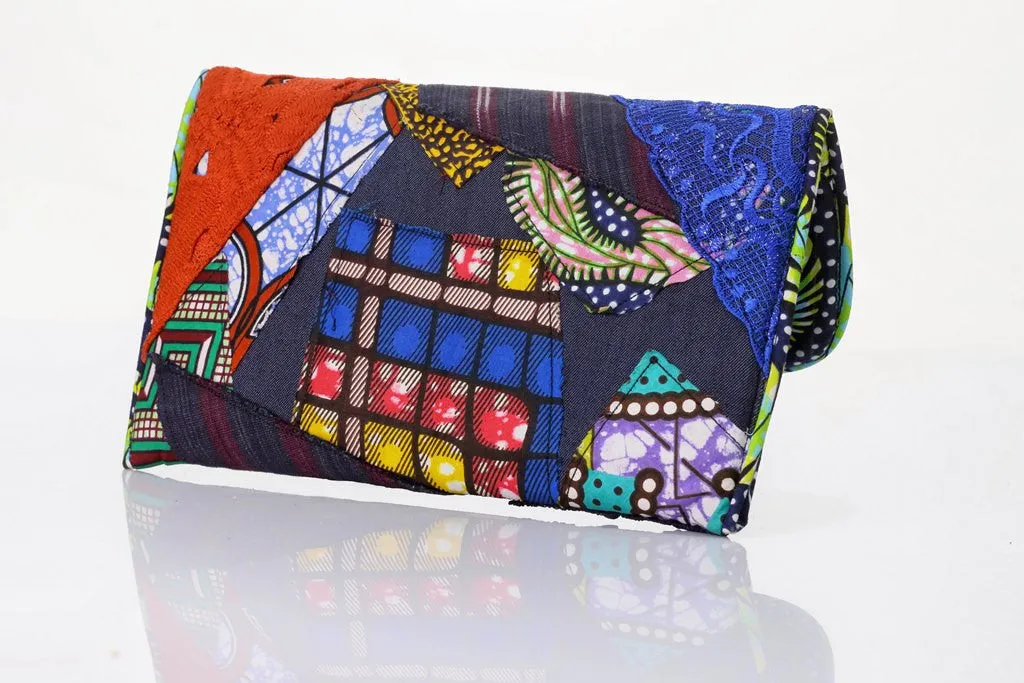 Mix  Match Ankara Envelope Clutch