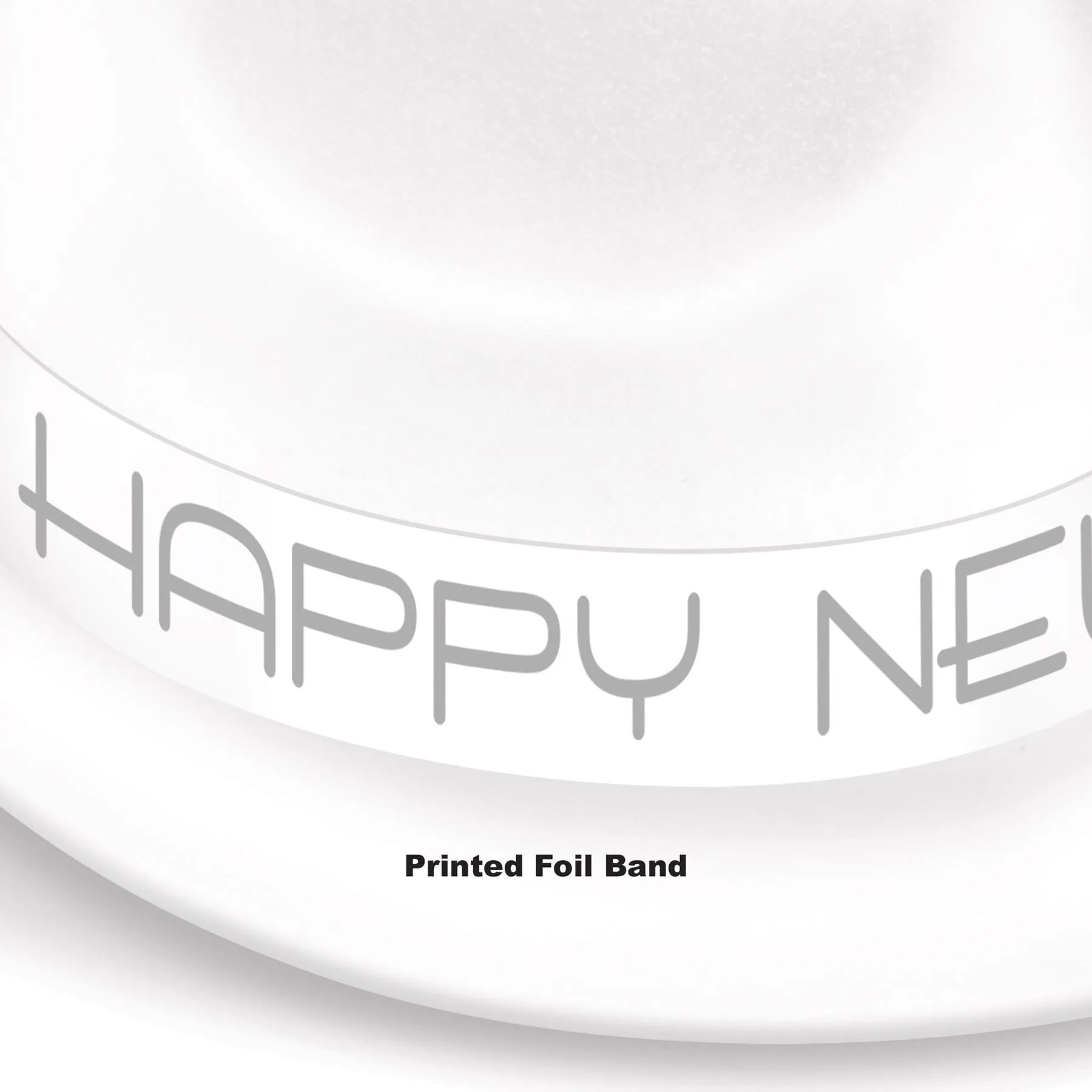 New Year's Eve Chairman White Hat (25 per Case)