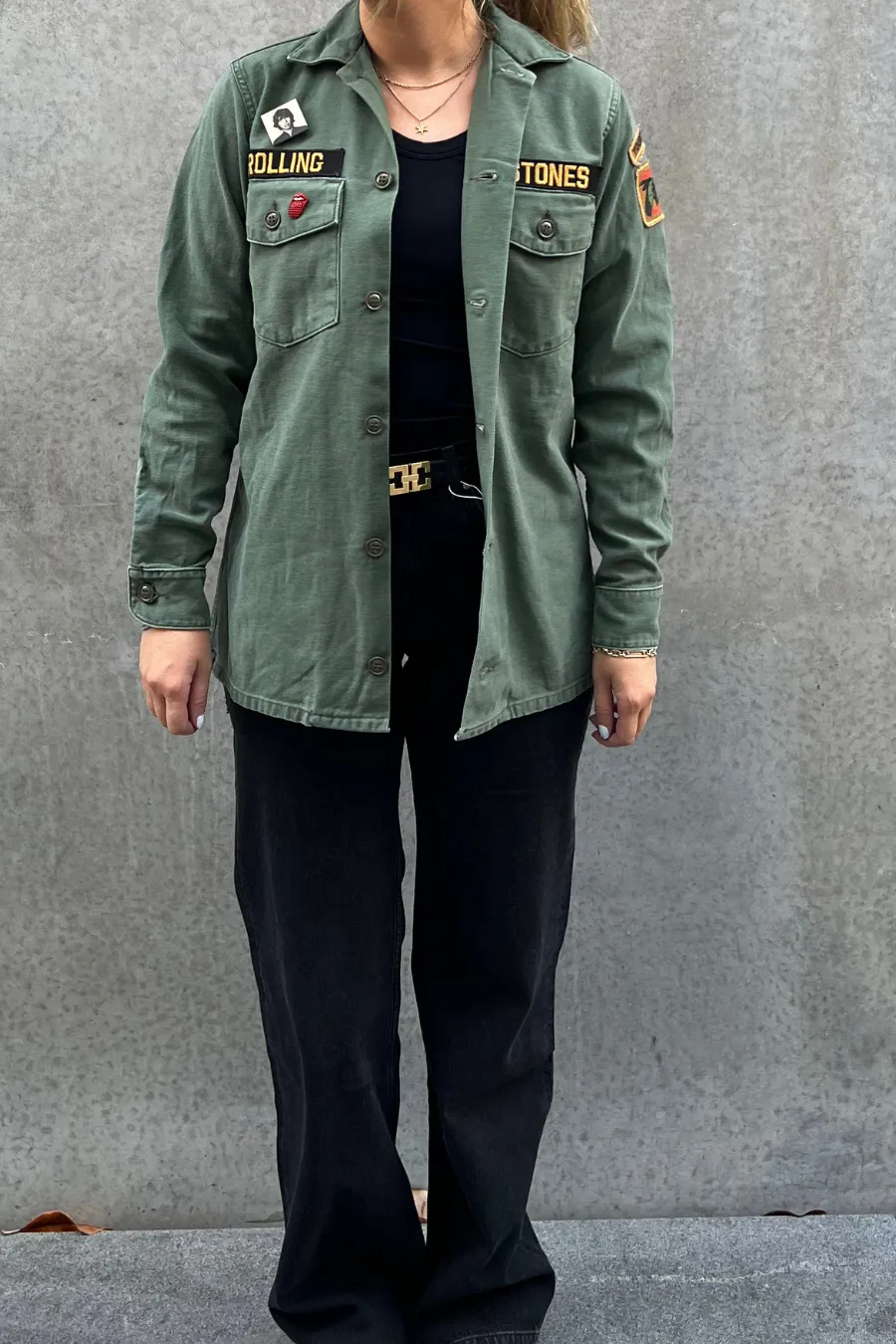Rolling Stones Army Jacket Army Fade