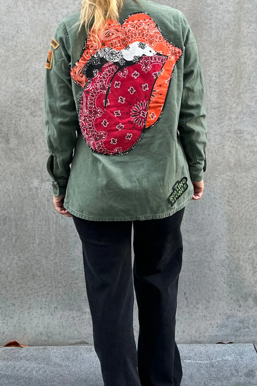 Rolling Stones Army Jacket Army Fade
