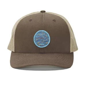 Sunrise Patch Curved Bill Trucker
