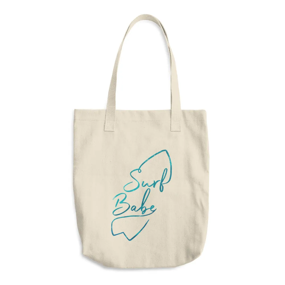 Surf babe tote bag in organic cotton